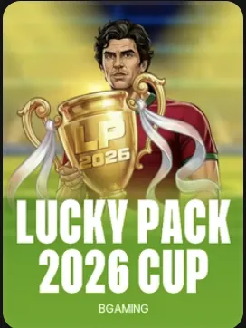 Lucky Pack 2026 Cup, a football-themed slot in the Ezz catalogue